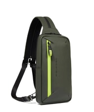 PIQUADRO CORNER SPECIALE GOMMATO  Sac à dos à une épaule VERT - Sacs à dos pour ordinateur portable - 2