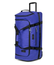 EASTPAK DUFFEL PACK WHEEL L Grand sac de sport à roulettes hydrofuge bâche bleue - Valises Semi-rigides - 4