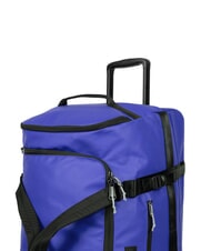 EASTPAK DUFFEL PACK WHEEL L Grand sac de sport à roulettes hydrofuge bâche bleue - Valises Semi-rigides - 5