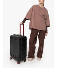 EASTPAK RESIST'R ZIP M Chariot moyen NOIR - Valises Rigides - 8