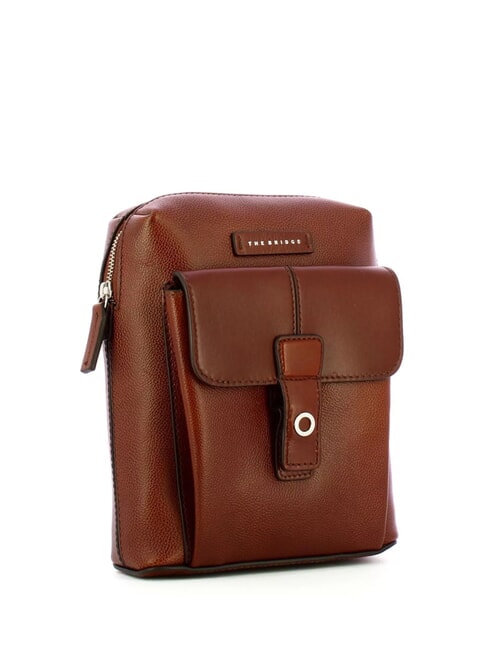 BIAGIO Sac en cuir brun 14/ruthénium palladium - Sacs en Bandoulières pour Homme