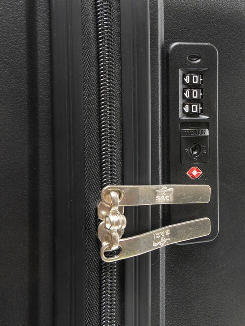 SLIDE Grand chariot extensible noir - Valises Rigides