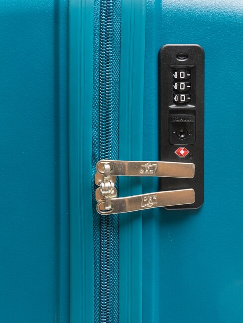 SLIDE Chariot extensible moyen bleu p&eacute;trole - Valises Rigides