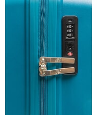 LESAC SLIDE Chariot extensible moyen bleu p&eacute;trole - Valises Rigides - 7