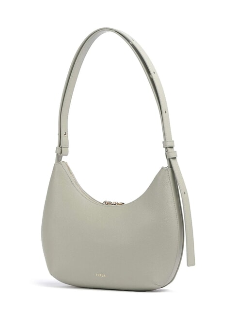 GOCCIA Sac bandoulière en cuir martelé sauge légère - Sacs pour Femme