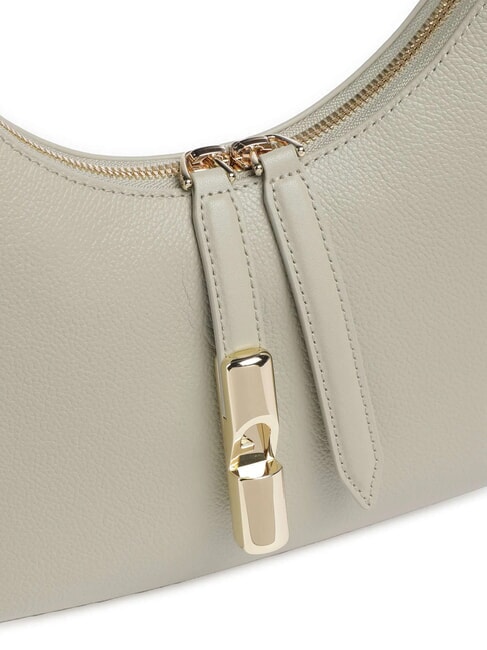 GOCCIA Sac bandoulière en cuir martelé sauge légère - Sacs pour Femme