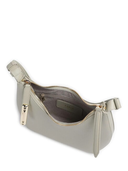 GOCCIA Sac bandoulière en cuir martelé sauge légère - Sacs pour Femme