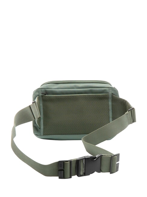 CAMPIONARIO - GIO Sac banane en cuir et tissu VERT - Sacs banane