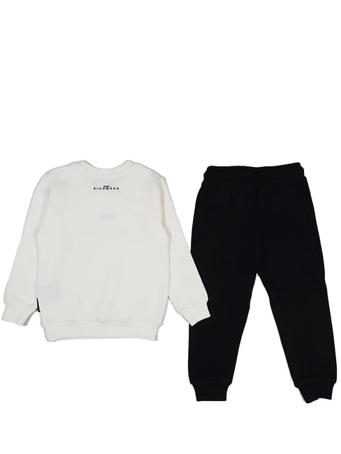 GUMMEL Sweat-shirt + pantalon lait/noir - Surv&ecirc;tements pour enfants