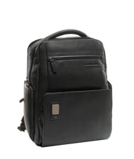 PIQUADRO AKRON Sac à dos en cuir pour ordinateur portable 15,6" Noir - Sacs à dos pour ordinateur portable - 3
