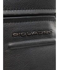 PIQUADRO AKRON Sac à dos en cuir pour ordinateur portable 15,6" Noir - Sacs à dos pour ordinateur portable - 5