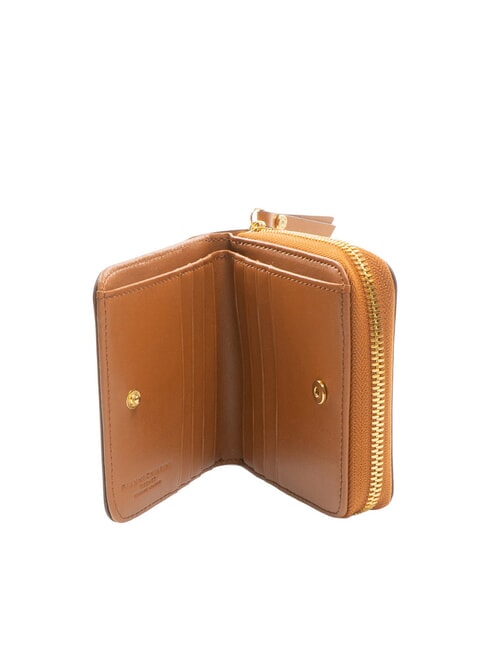 WALLETS VACCHETTA CALF Petit portefeuille en cuir lisse noix - Portefeuilles Femme