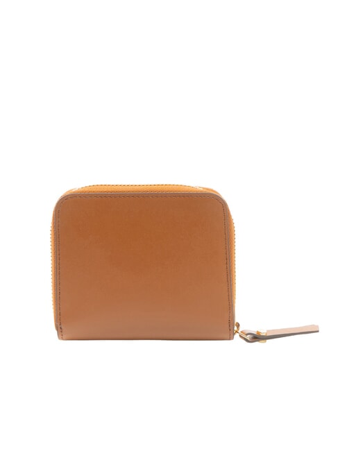 WALLETS VACCHETTA CALF Petit portefeuille en cuir lisse noix - Portefeuilles Femme