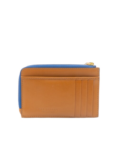 CHIARA  Portefeuille plat en cuir Cognac / or - Portefeuilles Femme