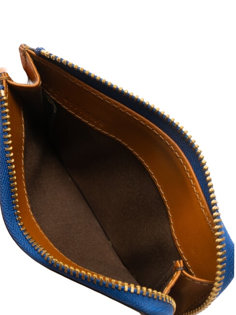 CHIARA  Portefeuille plat en cuir Cognac / or - Portefeuilles Femme