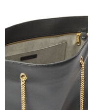 CALVIN KLEIN CKJ MINIMAL MONOGRAM Sac de courses avec poignée en chaîne sur noir - Sacs pour Femme - 4