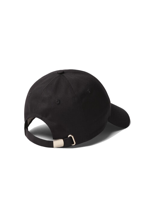 CKJ MONO LOGO Casquette de baseball en coton sur noir - Bonnets