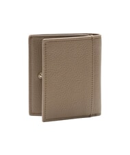 CALVIN KLEIN CK LEATHER Portefeuille vertical en cuir taupe - Portefeuilles Homme - 3