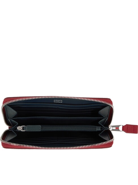 TJW MUST  Grand portefeuille zippé cerisier rustique - Portefeuilles Femme