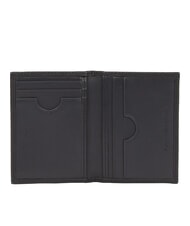 TOMMY HILFIGER TH FLAG  Portefeuille vertical en cuir bleu sidéral / noir - Portefeuilles Homme - 2