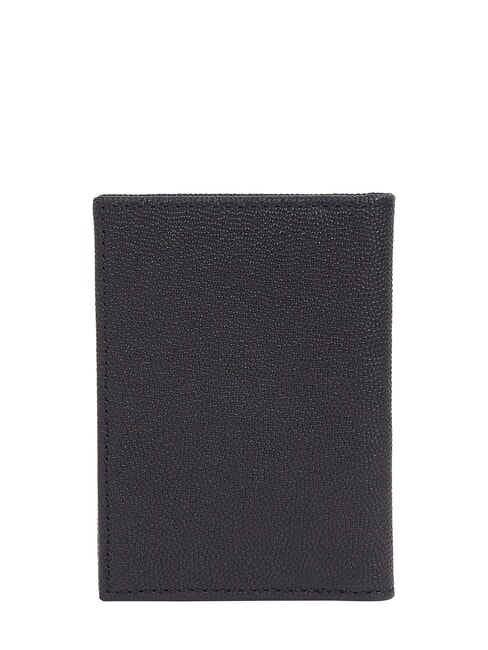 TH FLAG  Portefeuille vertical en cuir bleu sidéral / noir - Portefeuilles Homme