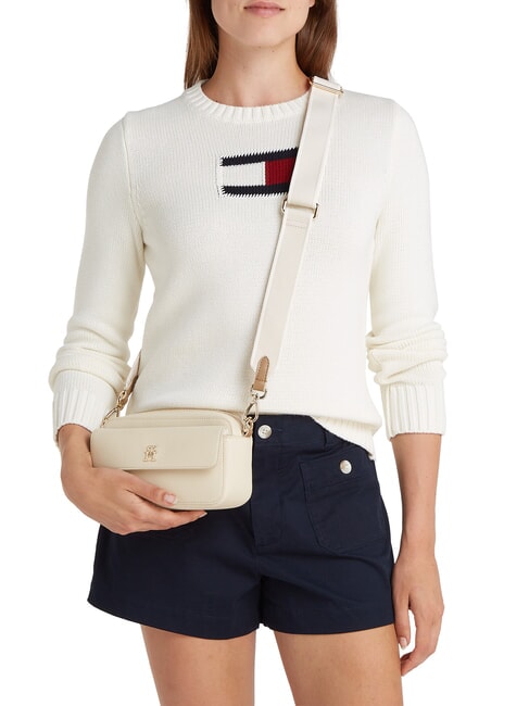 TH DISTINCT  Mini sac à bandoulière beige classique - Sacs pour Femme