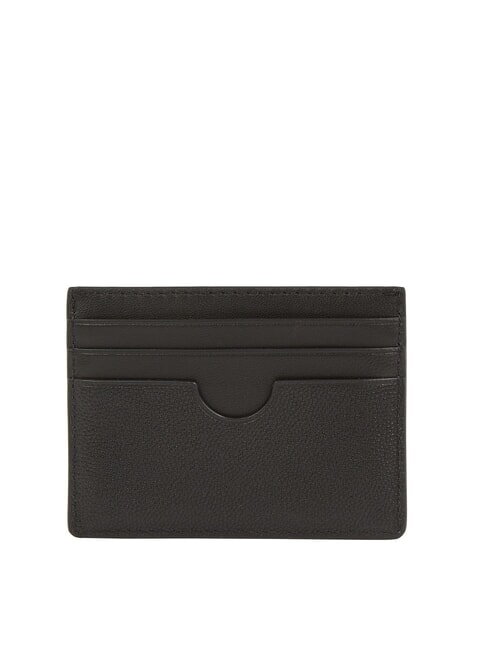 TH FLAG  Porte-cartes plat en cuir le noir - Portefeuilles Homme