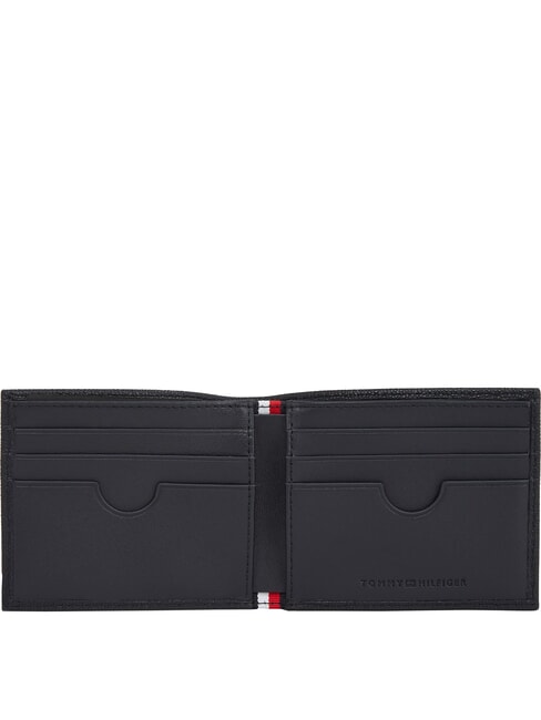 TH FLAG Portefeuille en cuir pour homme bleu sidéral / noir - Portefeuilles Homme