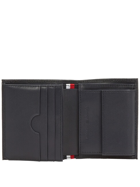 TH FLAG Portefeuille en cuir bleu sidéral / noir - Portefeuilles Homme