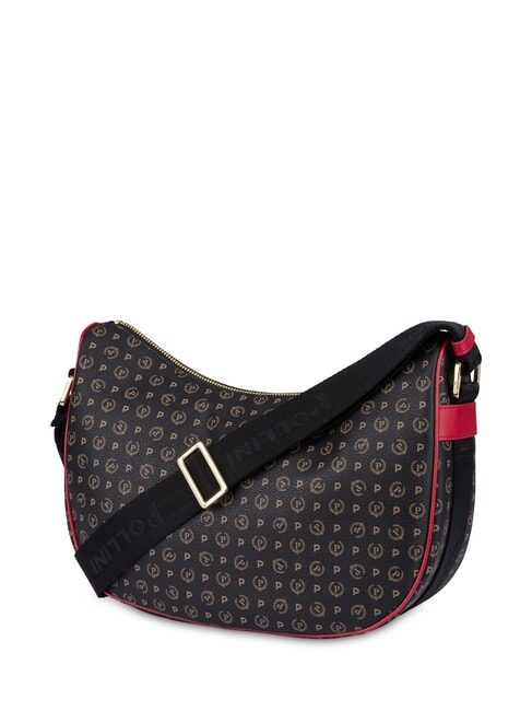 HERITAGE Hobo Sac à bandoulière laque noire - Sacs pour Femme
