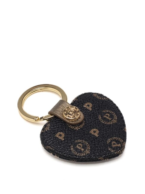 Porte-clés PATRIMOINE, en forme de coeur bronze noir - Porte-clés