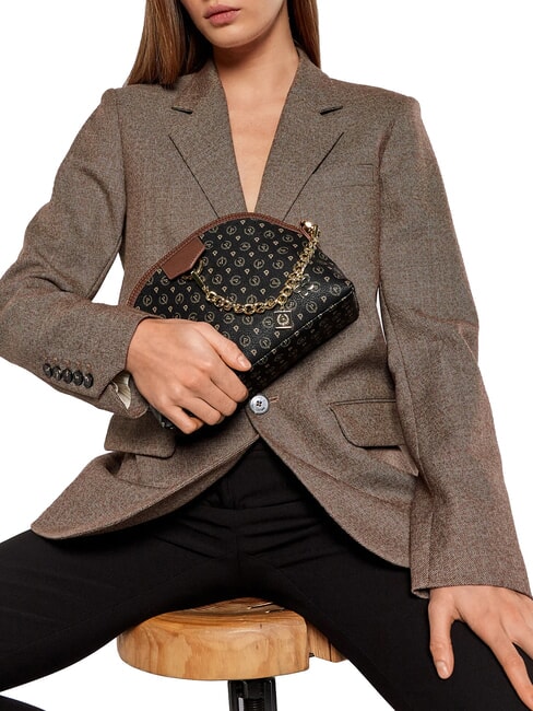 HERITAGE  Mini sac porté épaule brun noir - Sacs pour Femme