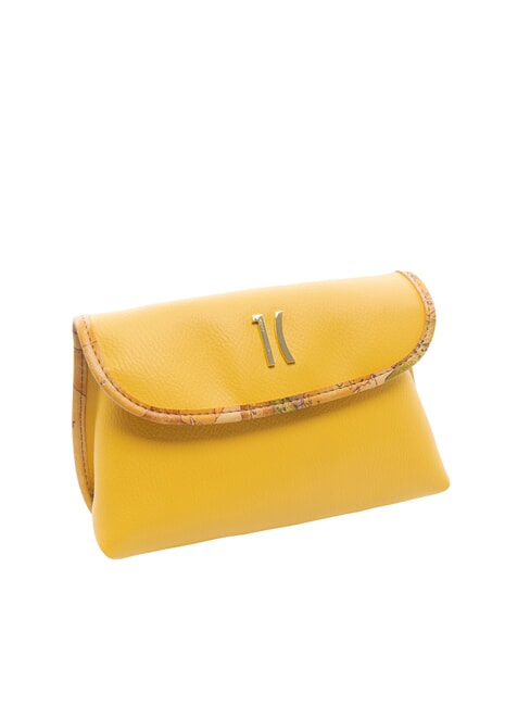 GEO Petite trousse de beauté à rabat jaune miel - Pochettes & Trousses