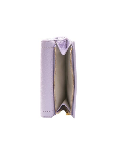 CAMPIONARIO - TALEA Portefeuille moyen en cuir martel&eacute; lav./lav. - Portefeuilles Femme