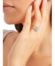 GUESS FINE HEART Bague avec coeur et cristaux - Bagues