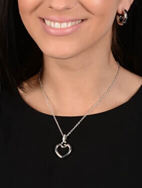 GISELE Collier pendentif coeur ARGENT - Colliers