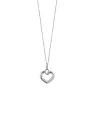 GUESS GISELE Collier pendentif coeur ARGENT - Colliers - 3
