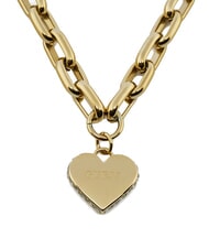 GUESS FALLING IN LOVE Collier chaîne avec coeur or jaune - Colliers - 3