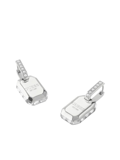 HASHTAG Boucles d'oreilles pendantes avec logo ARGENT - Boucles d'oreilles