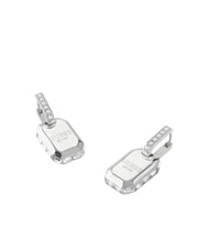 GUESS HASHTAG Boucles d'oreilles pendantes avec logo ARGENT - Boucles d'oreilles - 3