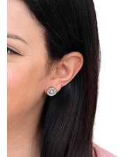 GUESS LOVE Boucles d'oreilles circulaires avec zircone ARGENT - Boucles d'oreilles - 2