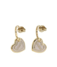 GUESS AMAMI Boucles d'oreilles coeur en nacre et zircone - Boucles d'oreilles