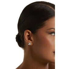 GUESS ROLLING HEARTS Boucles d'oreilles avec sertissage coeur - Boucles d'oreilles