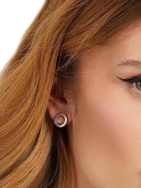 CIRCLE LIGHTS Boucles d'oreilles ARGENT - Boucles d'oreilles