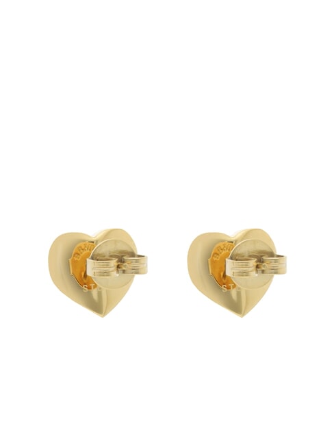 LOVELY Boucles d'oreilles &agrave; tige en forme de c&oelig;ur avec zircone or jaune - Boucles d'oreilles