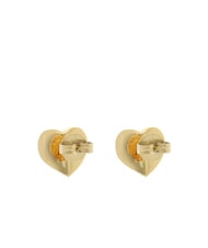 GUESS LOVELY Boucles d'oreilles &agrave; tige en forme de c&oelig;ur avec zircone or jaune - Boucles d'oreilles - 3
