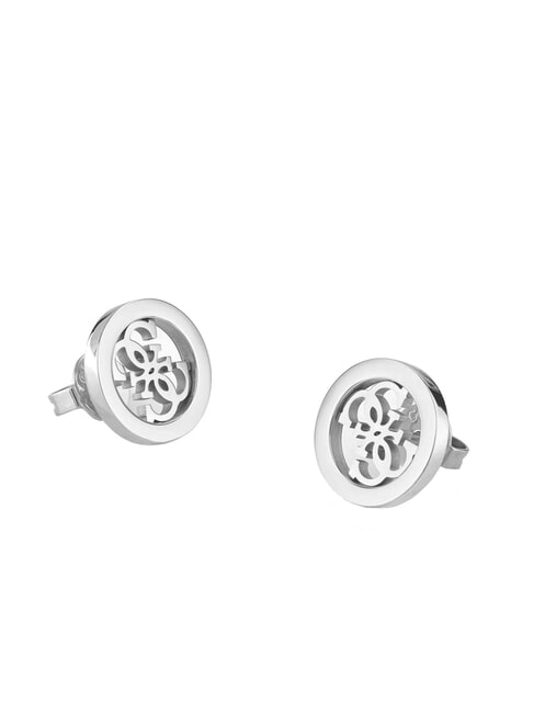 STUDS PARTY Boucles d'oreilles &agrave; tige avec logo 4G ARGENT - Boucles d'oreilles