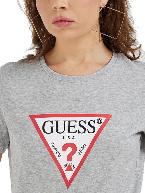 ORIGINAL LOGO T-shirt à logo gris chiné clair m - T-shirt