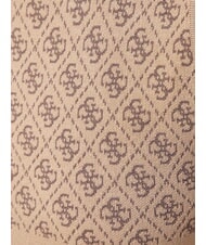 GUESS RN LISE 4G Débardeur à col montant café et travertin - T-shirt - 5