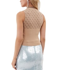 GUESS RN LISE 4G Débardeur à col montant - T-shirt